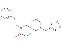 8-(3-furylmethyl)-2-(2-phenylethyl)-2,8-diazaspiro[5.5]undecan-3-one
