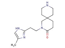 2-[2-(4-methyl-1H-imidazol-2-yl)ethyl]-2,9-diazaspiro[5.5]undecan-3-one dihydrochloride