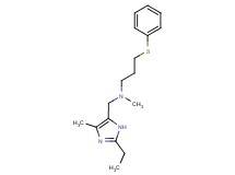 N-[(2-ethyl-4-methyl-1H-imidazol-5-yl)methyl]-N-methyl-3-(phenylthio)propan-1-amine