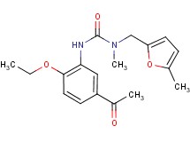 N'-(5-acetyl-2-ethoxyphenyl)-N-methyl-N-[(5-methyl-2-furyl)methyl]urea