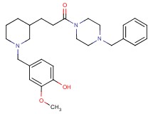 4-({3-[3-(4-benzyl-1-piperazinyl)-3-oxopropyl]-1-piperidinyl}methyl)-2-methoxyphenol
