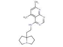 5,7-dimethyl-N-[2-(tetrahydro-1H-pyrrolo[1,2-a]pyrrol-7a(5H)-yl)ethyl]pyrido[2,3-d]pyrimidin-4-amine