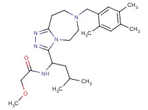 2-methoxy-N-{3-methyl-1-[7-(2,4,5-trimethylbenzyl)-6,7,8,9-tetrahydro-5H-[1,2,4]triazolo[4,3-d][1,4]diazepin-3-yl]butyl}acetamide