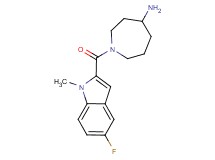 1-[(5-fluoro-1-methyl-1H-indol-2-yl)carbonyl]-4-azepanamine