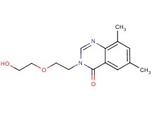 3-[2-(2-hydroxyethoxy)ethyl]-6,8-dimethylquinazolin-4(3H)-one