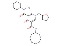 N-cyclohexyl-N'-cyclooctyl-N-methyl-4-oxo-1-(tetrahydro-2-furanylmethyl)-1,4-dihydro-3,5-pyridinedicarboxamide