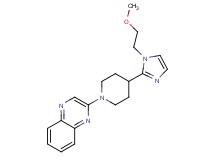 2-{4-[1-(2-methoxyethyl)-1H-imidazol-2-yl]-1-piperidinyl}quinoxaline