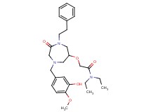 N,N-diethyl-2-{[4-(3-hydroxy-4-methoxybenzyl)-2-oxo-1-(2-phenylethyl)-1,4-diazepan-6-yl]oxy}acetamide