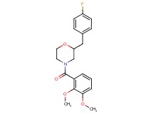 4-(2,3-dimethoxybenzoyl)-2-(4-fluorobenzyl)morpholine