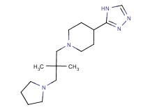 1-(2,2-dimethyl-3-pyrrolidin-1-ylpropyl)-4-(4H-1,2,4-triazol-3-yl)piperidine