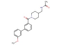 N-({1-[(3'-methoxy-3-biphenylyl)carbonyl]-4-piperidinyl}methyl)acetamide