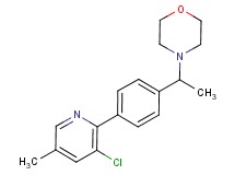 4-{1-[4-(3-chloro-5-methylpyridin-2-yl)phenyl]ethyl}morpholine