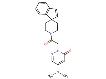 5-(dimethylamino)-2-[2-oxo-2-(1'H-spiro[indene-1,4'-piperidin]-1'-yl)ethyl]-3(2H)-pyridazinone