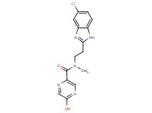 N-[2-(5-chloro-1H-benzimidazol-2-yl)ethyl]-5-hydroxy-N-methylpyrazine-2-carboxamide
