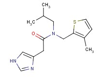 2-(1H-imidazol-4-yl)-N-isobutyl-N-[(3-methyl-2-thienyl)methyl]acetamide