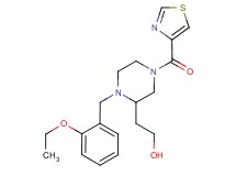 2-[1-(2-ethoxybenzyl)-4-(1,3-thiazol-4-ylcarbonyl)-2-piperazinyl]ethanol