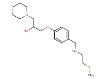 1-[4-({[2-(methylthio)ethyl]amino}methyl)phenoxy]-3-(1-piperidinyl)-2-propanol