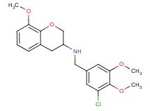 (3-chloro-4,5-dimethoxybenzyl)(8-methoxy-3,4-dihydro-2H-chromen-3-yl)amine