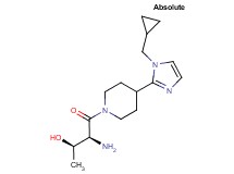 (2R,3S)-3-amino-4-{4-[1-(cyclopropylmethyl)-1H-imidazol-2-yl]-1-piperidinyl}-4-oxo-2-butanol dihydrochloride