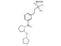 2-methyl-4-(3-{[(2S)-2-(1-pyrrolidinylmethyl)-1-pyrrolidinyl]carbonyl}phenyl)-2-butanol