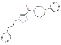 4-phenyl-1-{[1-(3-phenylpropyl)-1H-1,2,3-triazol-4-yl]carbonyl}azepane