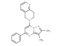 6-(2,3-dimethyl-5-phenylpyrazolo[1,5-a]pyrimidin-7-yl)-5,6,7,8-tetrahydro-1,6-naphthyridine