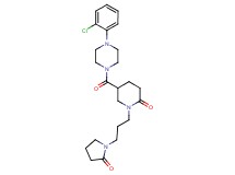 5-{[4-(2-chlorophenyl)-1-piperazinyl]carbonyl}-1-[3-(2-oxo-1-pyrrolidinyl)propyl]-2-piperidinone