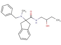 2-[benzyl(methyl)amino]-N-(2-hydroxybutyl)-2-indanecarboxamide