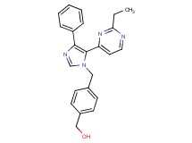 (4-{[5-(2-ethylpyrimidin-4-yl)-4-phenyl-1H-imidazol-1-yl]methyl}phenyl)methanol