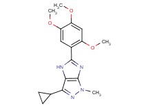 3-cyclopropyl-1-methyl-5-(2,4,5-trimethoxyphenyl)-1,4-dihydroimidazo[4,5-c]pyrazole