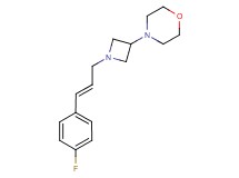 4-{1-[(2E)-3-(4-fluorophenyl)prop-2-en-1-yl]azetidin-3-yl}morpholine