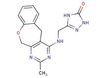 5-{[(2-methyl-5,11-dihydro[1]benzoxepino[3,4-d]pyrimidin-4-yl)amino]methyl}-2,4-dihydro-3H-1,2,4-triazol-3-one
