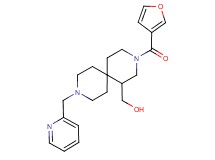 [3-(3-furoyl)-9-(pyridin-2-ylmethyl)-3,9-diazaspiro[5.5]undec-1-yl]methanol