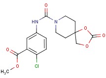 methyl 2-chloro-5-{[(2-oxo-1,3-dioxa-8-azaspiro[4.5]dec-8-yl)carbonyl]amino}benzoate