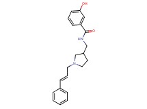 3-hydroxy-N-({1-[(2E)-3-phenylprop-2-en-1-yl]pyrrolidin-3-yl}methyl)benzamide