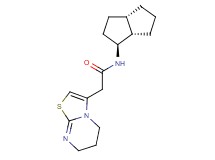 2-(6,7-dihydro-5H-[1,3]thiazolo[3,2-a]pyrimidin-3-yl)-N-[(1S*,3aS*,6aS*)-octahydropentalen-1-yl]acetamide