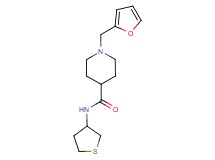 1-(2-furylmethyl)-N-(tetrahydro-3-thienyl)-4-piperidinecarboxamide