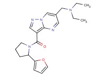 N-ethyl-N-[(3-{[2-(2-furyl)pyrrolidin-1-yl]carbonyl}pyrazolo[1,5-a]pyrimidin-6-yl)methyl]ethanamine
