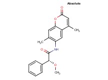 (2R)-N-(4,7-dimethyl-2-oxo-2H-chromen-6-yl)-2-methoxy-2-phenylacetamide