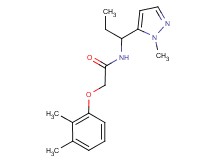2-(2,3-dimethylphenoxy)-N-[1-(1-methyl-1H-pyrazol-5-yl)propyl]acetamide