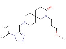 9-[(4-isopropyl-4H-1,2,4-triazol-3-yl)methyl]-2-(3-methoxypropyl)-2,9-diazaspiro[5.5]undecan-3-one