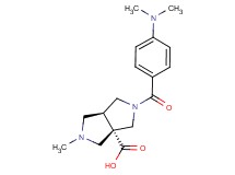 (3aS*,6aS*)-2-[4-(dimethylamino)benzoyl]-5-methylhexahydropyrrolo[3,4-c]pyrrole-3a(1H)-carboxylic acid