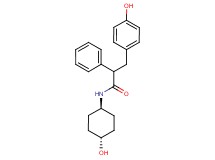 N-(trans-4-hydroxycyclohexyl)-3-(4-hydroxyphenyl)-2-phenylpropanamide