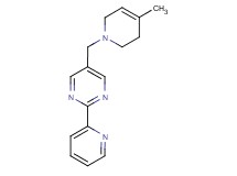 5-[(4-methyl-3,6-dihydropyridin-1(2H)-yl)methyl]-2-pyridin-2-ylpyrimidine