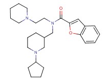 N-[(1-cyclopentyl-3-piperidinyl)methyl]-N-[2-(1-piperidinyl)ethyl]-1-benzofuran-2-carboxamide
