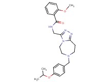 N-{[7-(4-isopropoxybenzyl)-6,7,8,9-tetrahydro-5H-[1,2,4]triazolo[4,3-d][1,4]diazepin-3-yl]methyl}-2-methoxybenzamide