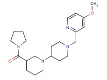 1'-[(4-methoxypyridin-2-yl)methyl]-3-(pyrrolidin-1-ylcarbonyl)-1,4'-bipiperidine