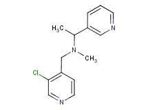 N-[(3-chloropyridin-4-yl)methyl]-N-methyl-1-pyridin-3-ylethanamine