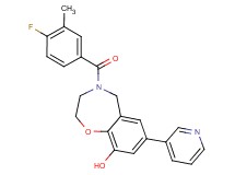 4-(4-fluoro-3-methylbenzoyl)-7-pyridin-3-yl-2,3,4,5-tetrahydro-1,4-benzoxazepin-9-ol