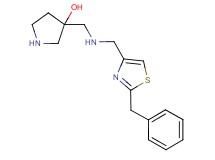 3-({[(2-benzyl-1,3-thiazol-4-yl)methyl]amino}methyl)-3-pyrrolidinol dihydrochloride